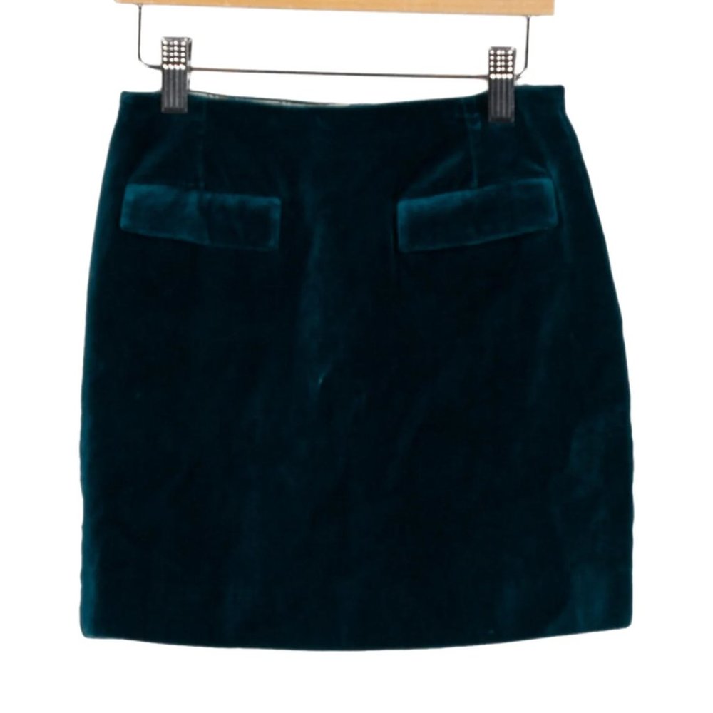 OSCAR DE LA RENTA Girls' Velvet Skirt